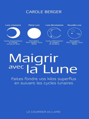 cover image of Maigrir avec la lune--Faites fondre vos kilos superflus en suivant les cycles lunaires de Carole Be